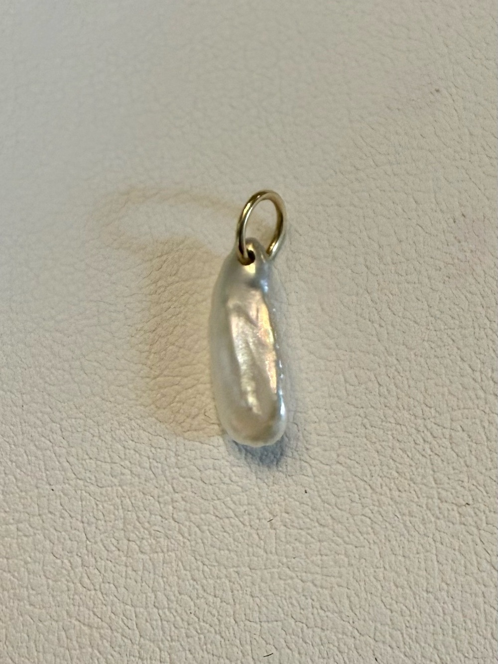 Wwake 14K Yellow Gold Lagniappe Pearl Charm, $150, EUC